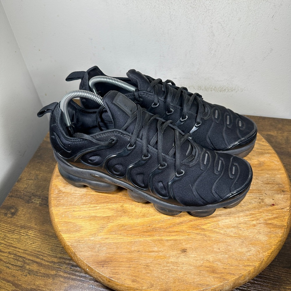 Nike Air VaporMax Plus Triple Black Women Running Shoes DH1063-001 Size 10